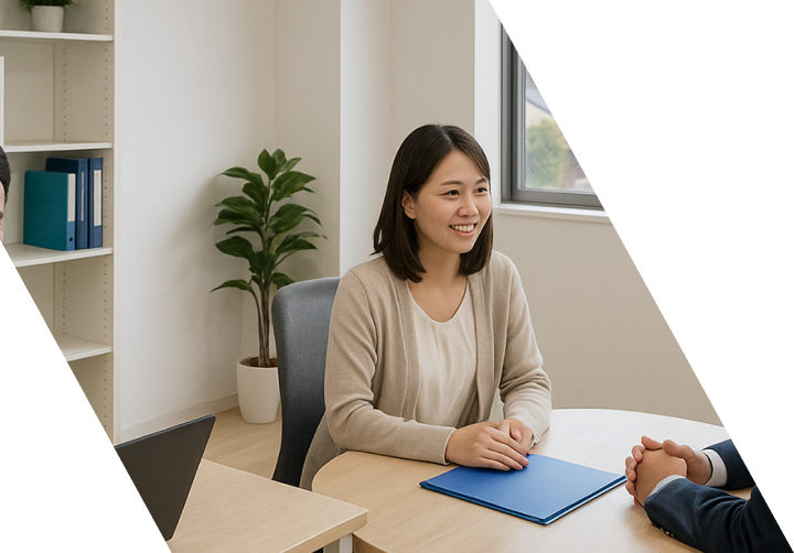 相談風景の写真